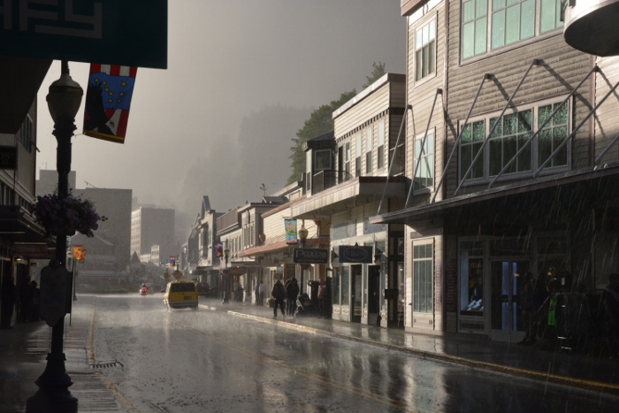 short downpour
